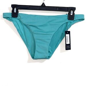 Bikini Bottom CUUP Tide Teal Econyl Sustainable Swim Size 3 Medium